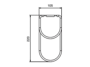 رک دو طبقه جای بطری زیر کابین هوایی